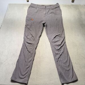 BRUNT Workwear Torra Pants Mens 36x36 Gray Stretch Utility Carpenter Work Pants